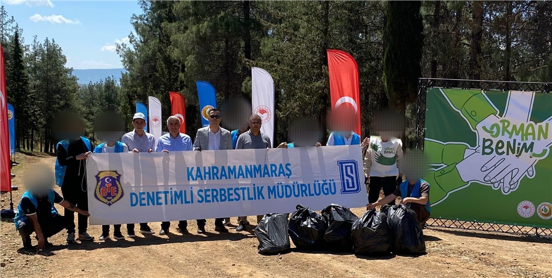 Kahramanmaraş Denetimli Serbestlik Müdürlüğünden “Orman Benim” Kampanyasına Destek