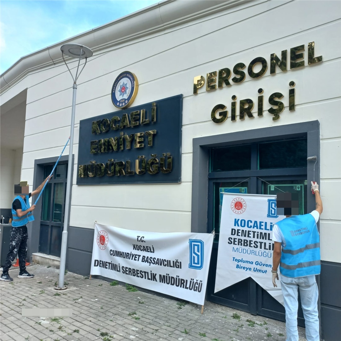 Kocaeli’de Yükümlülerden İl Emniyet Müdürlüğüne Destek