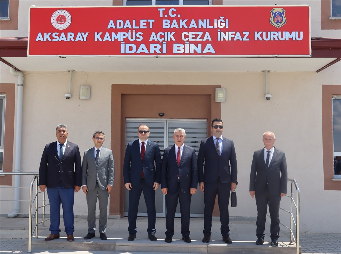  Genel Müdür Yardımcısı Azmi Çağatay Bilgin Aksaray Ceza İnfaz Kurumları Kampüsü'nde İncelemelerde Bulundu