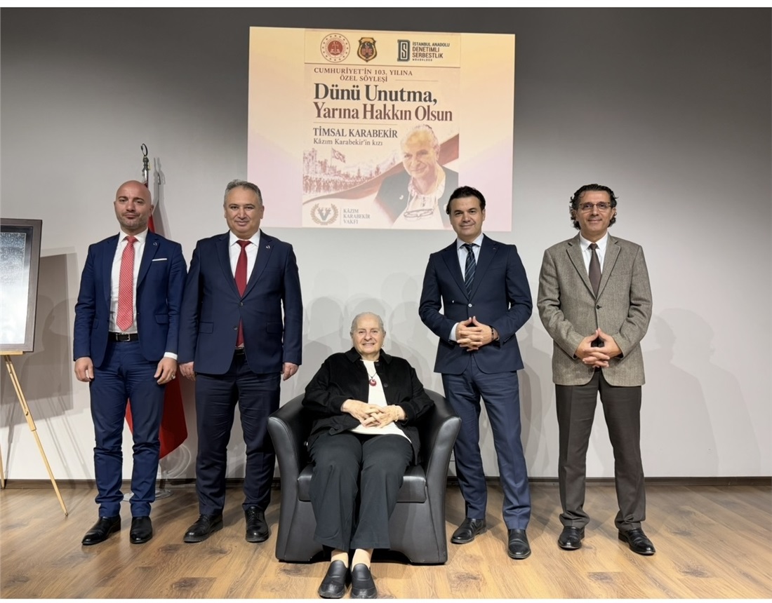 İstanbul Anadolu DSM’de Cumhuriyetin 103. Yılına Özel Timsal Karabekir Söyleşisi