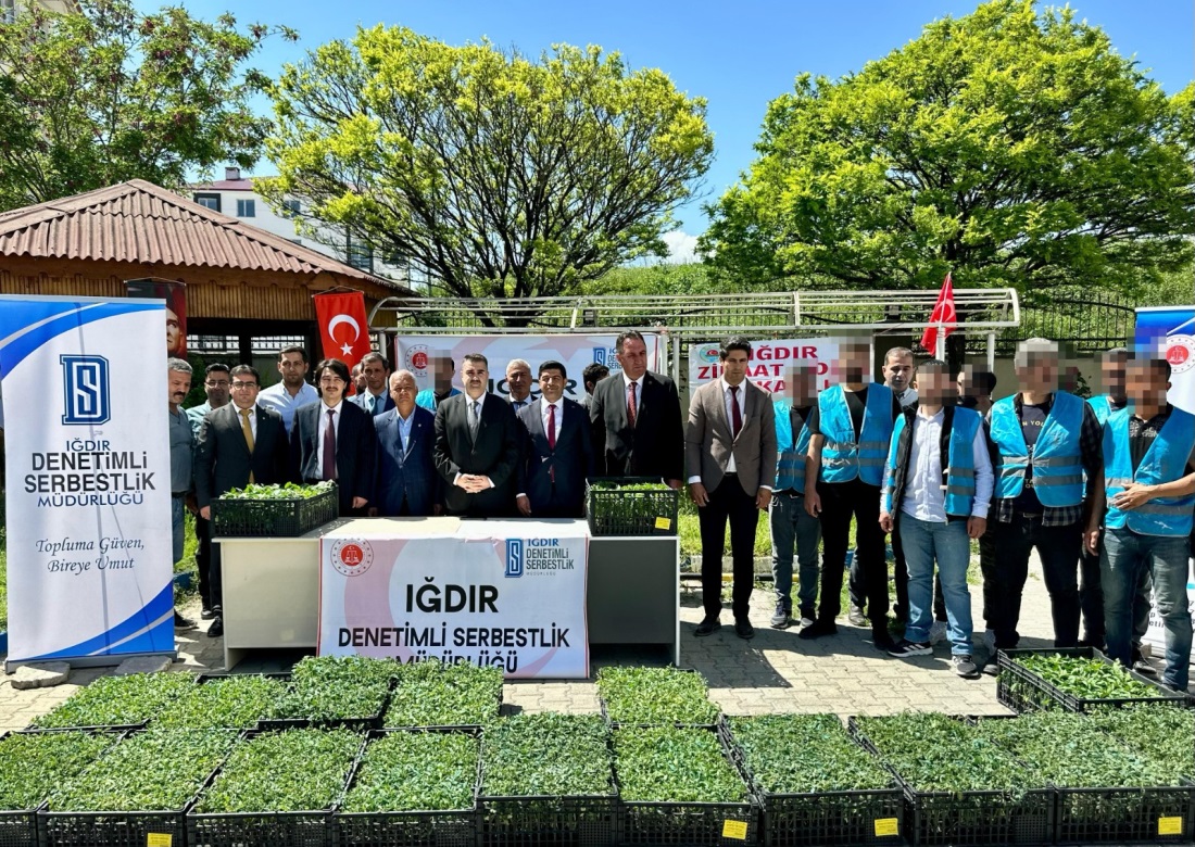 Iğdır Denetimli Serbestlik Müdürlüğünden “Yeşeren Umutlar Bahçesi” Etkinliği