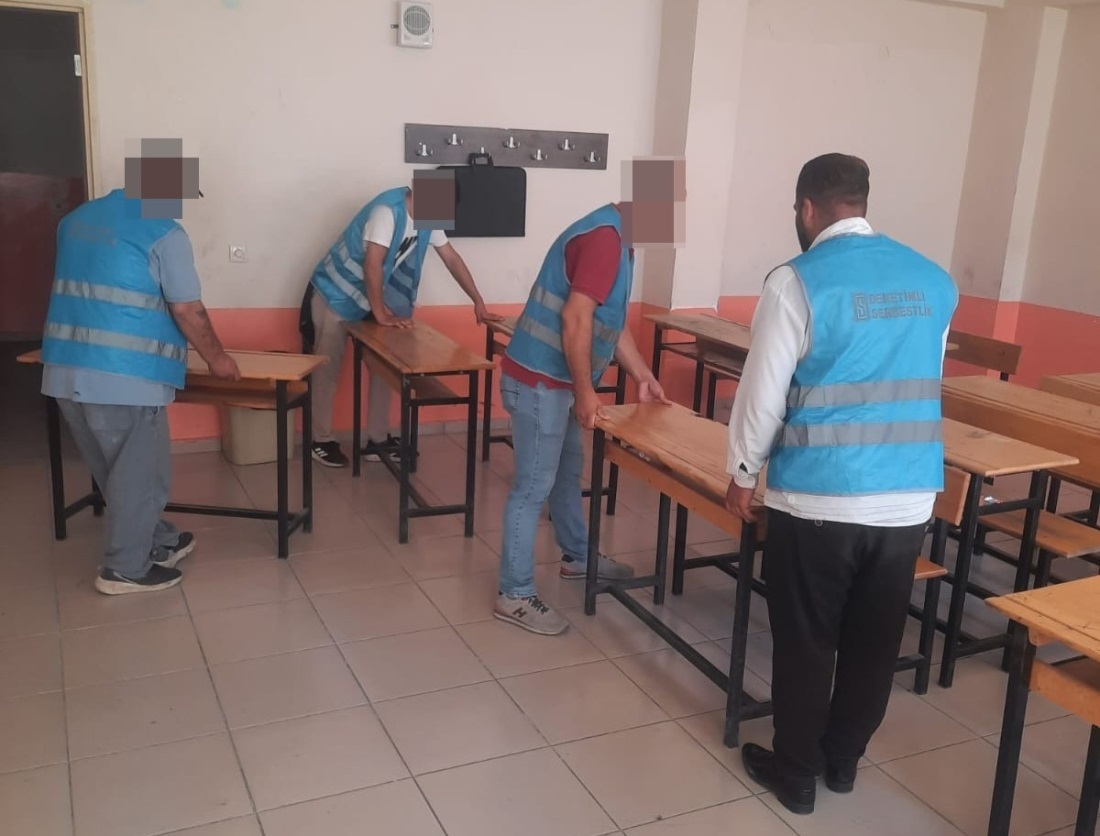 Amasya’da Yükümlüler Eğitime Destek Sağladı